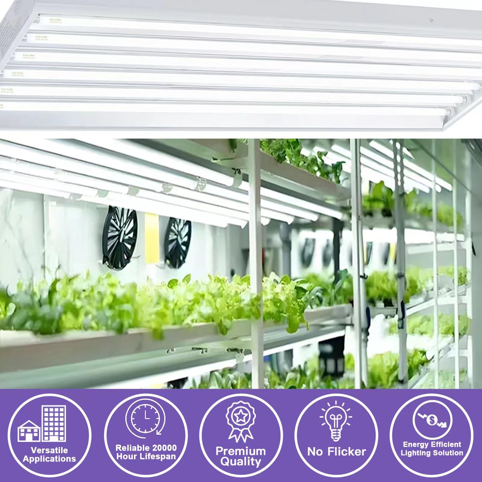 Konideke F54T5/865/HO 54 Watt 46 Inch T5 Fluorescent Tube Light
